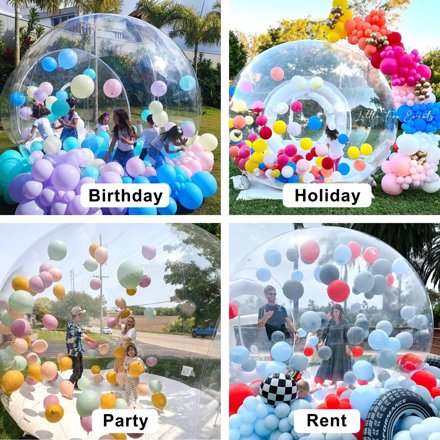 Ejia Commercial Inflatable Bubble House Tent With Blower