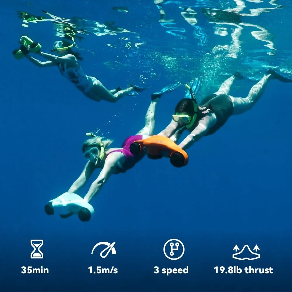 Sea Scooter Dual Motors With Action Camera Mount 40M