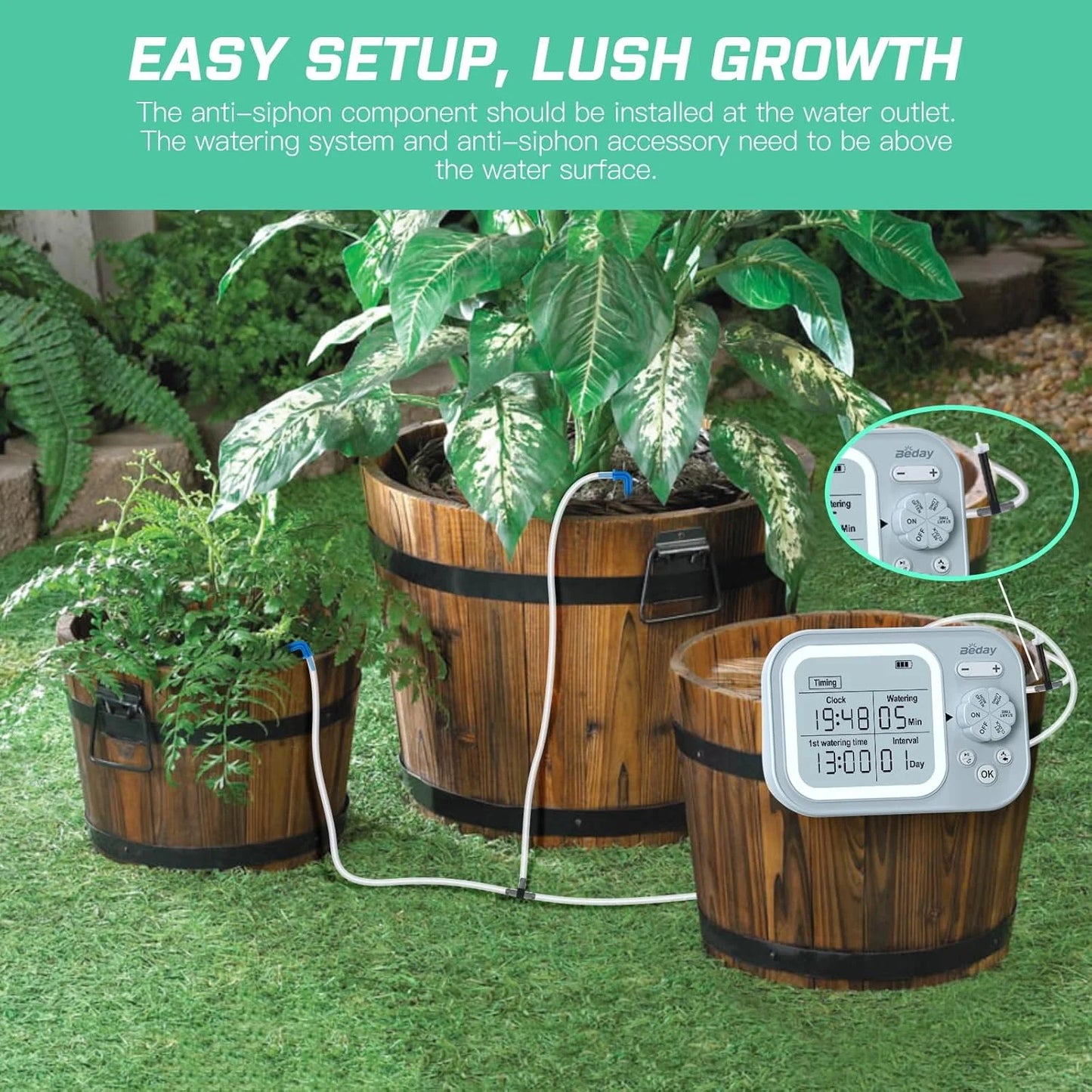 Automatic Indoor Self Watering Plant System For 15 Pots