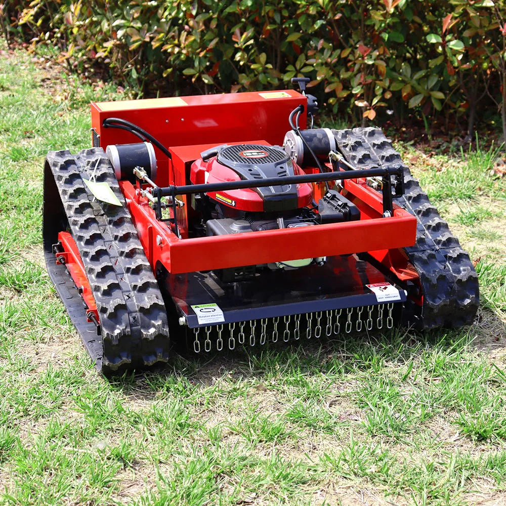 Gasoline Lawn Mower With Remote Control For Lawns Orchards
