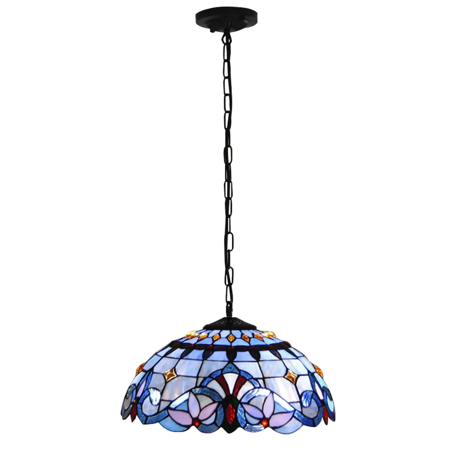 Tiffany Style Pendant Ceiling Light Stained Glass Lamp