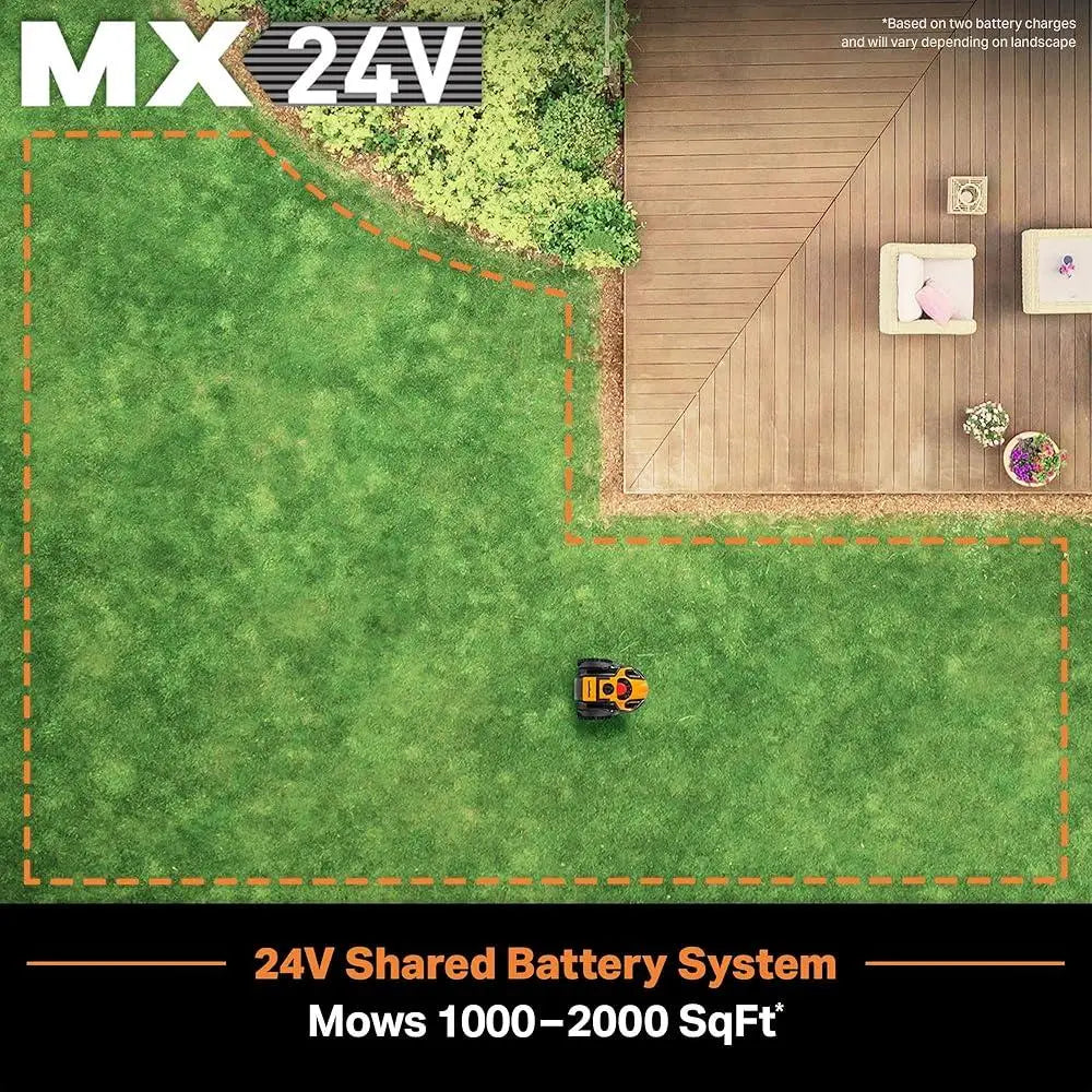 XMSJ Robot Lawn Mower With Optical Navigation Smart Guidance