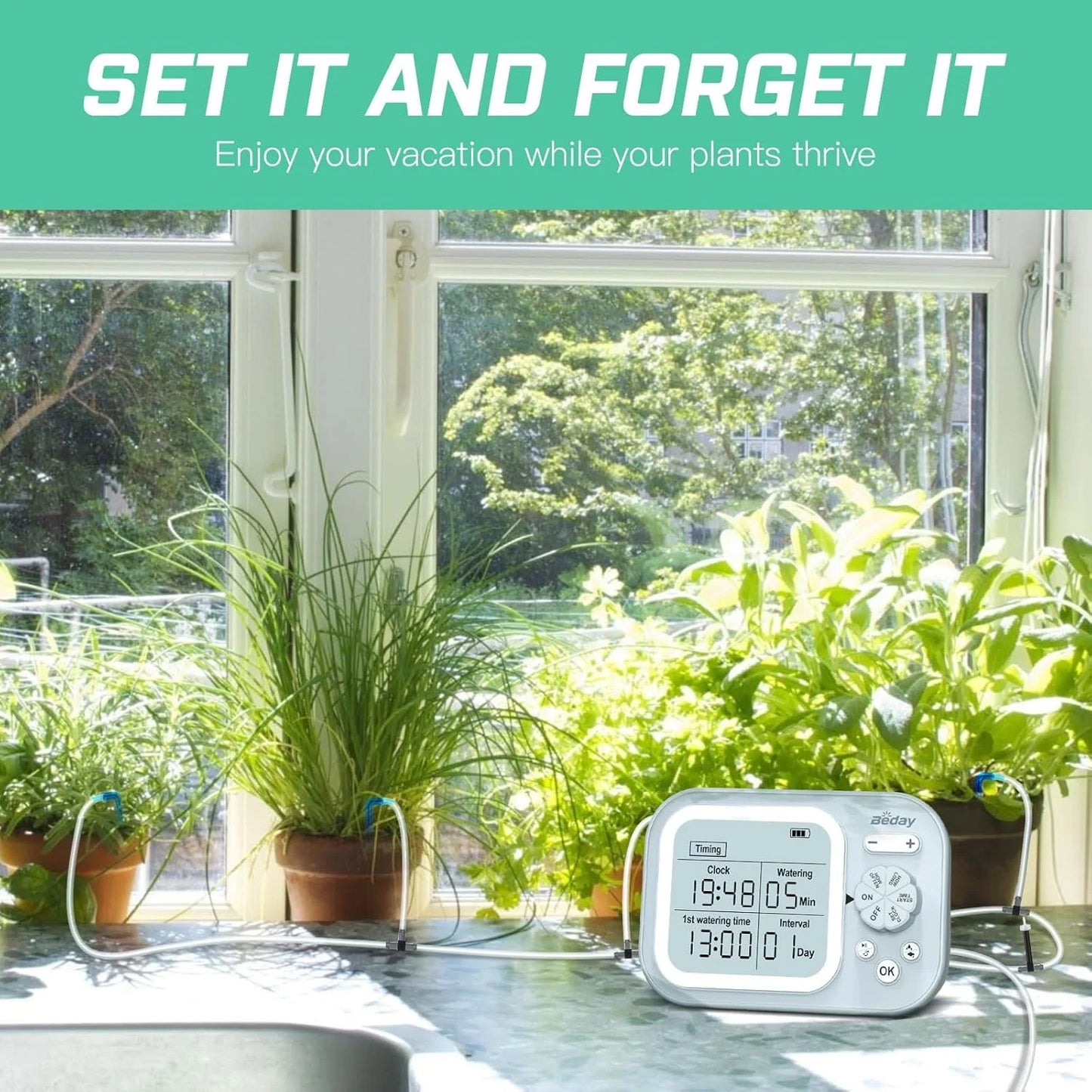 Automatic Indoor Self Watering Plant System For 15 Pots