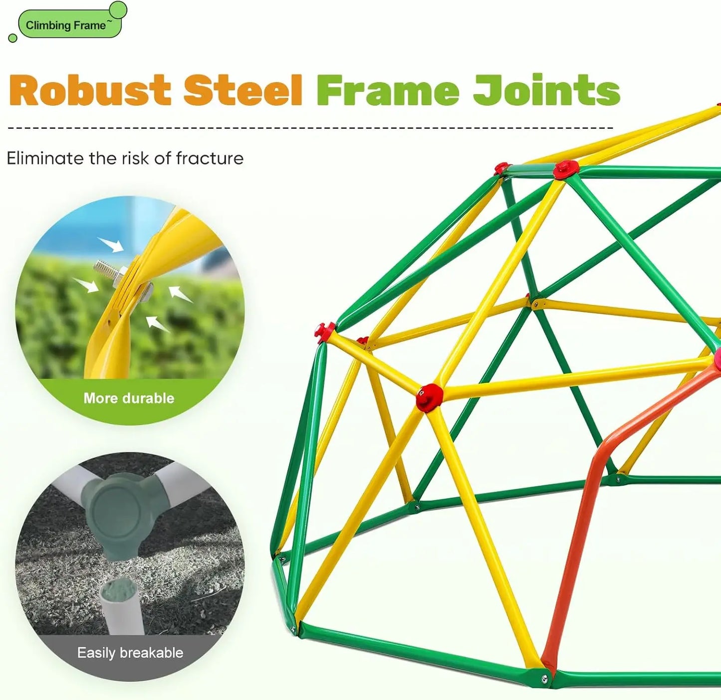 Zupapa Climbing Dome Outdoor Geometric Playground Gym