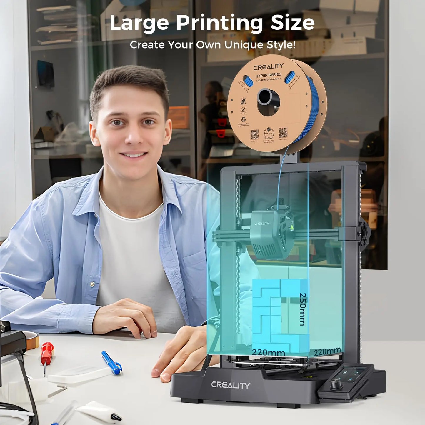 Creality Ender 3 V3 SE Direct Extrusion 3D Printer Pro