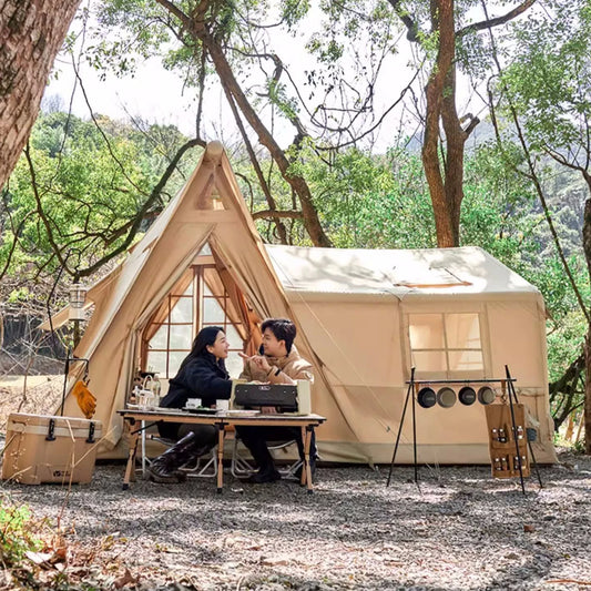 SENLEETO Inflatable Cabin Tent for Camping Quick Setup