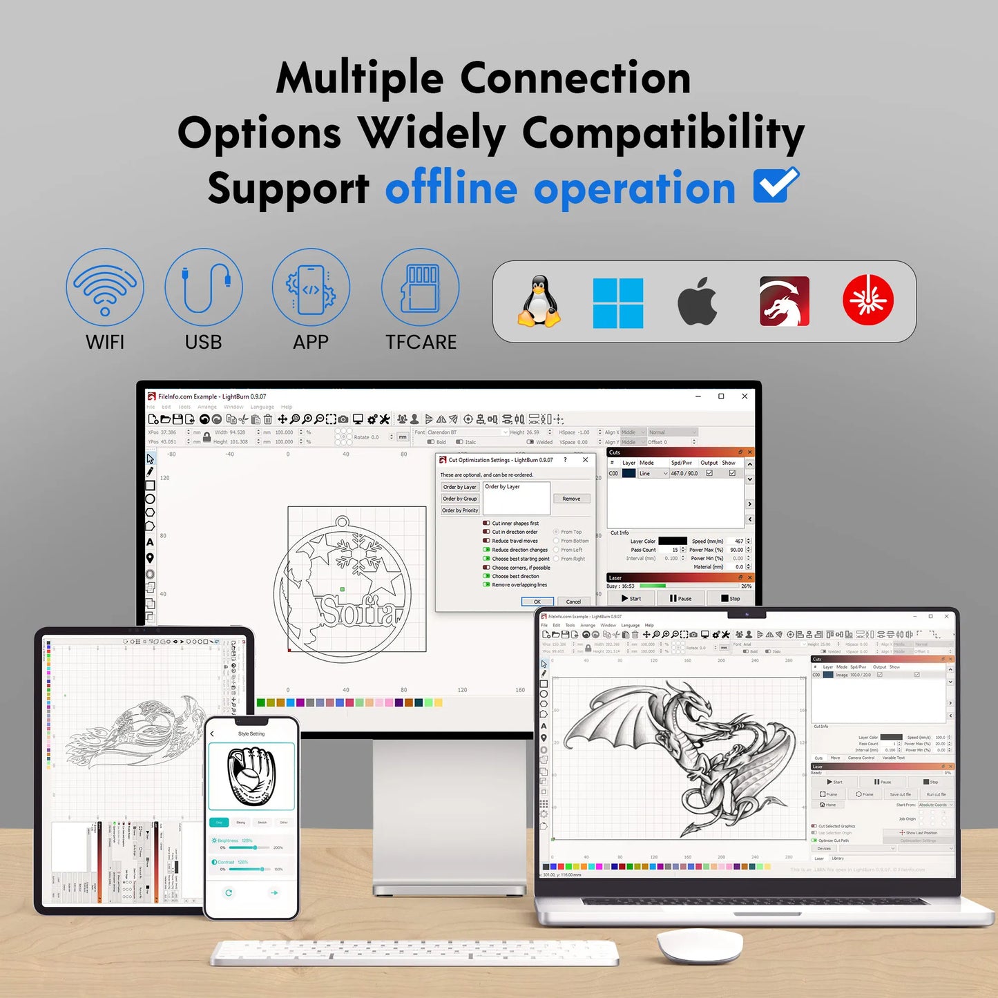 Longer Ray5 Laser Engraver 10W Engraving Cutting Machine
