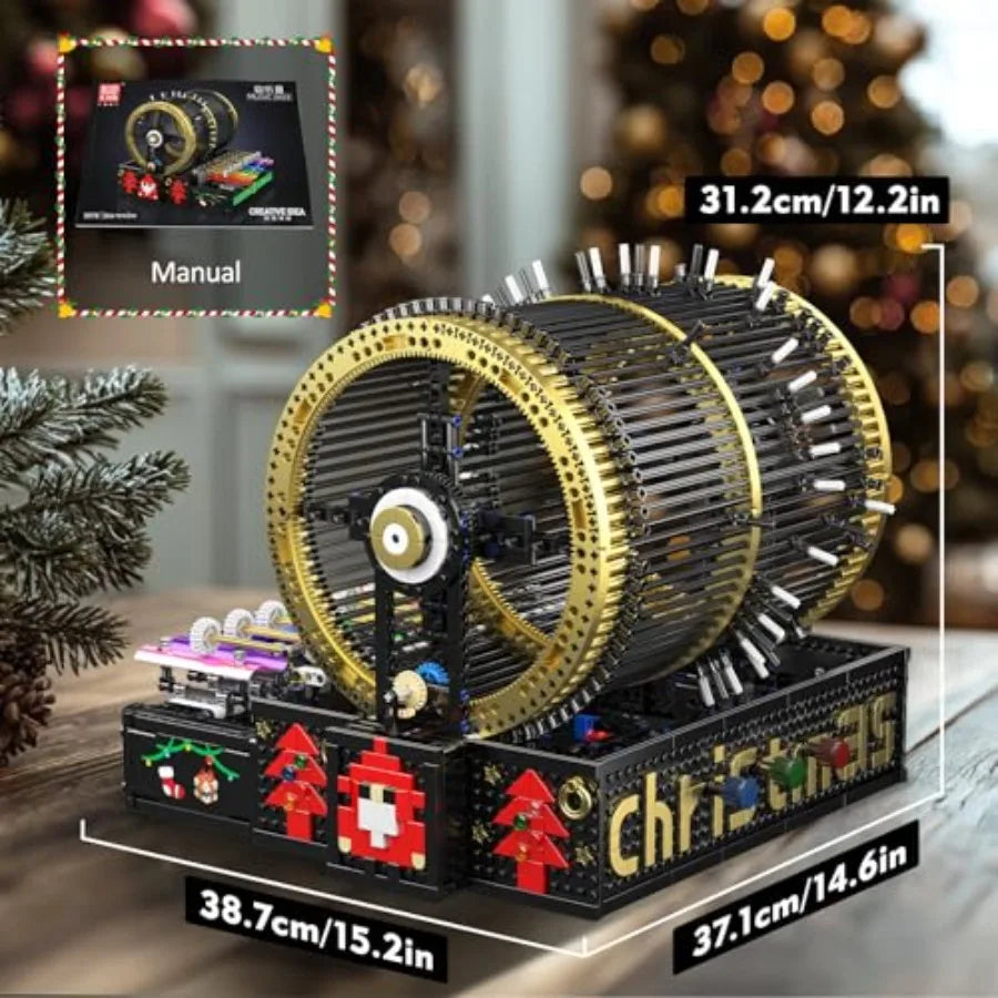 Mould King Music Box Building Blocks Kit With Percussion Syllables