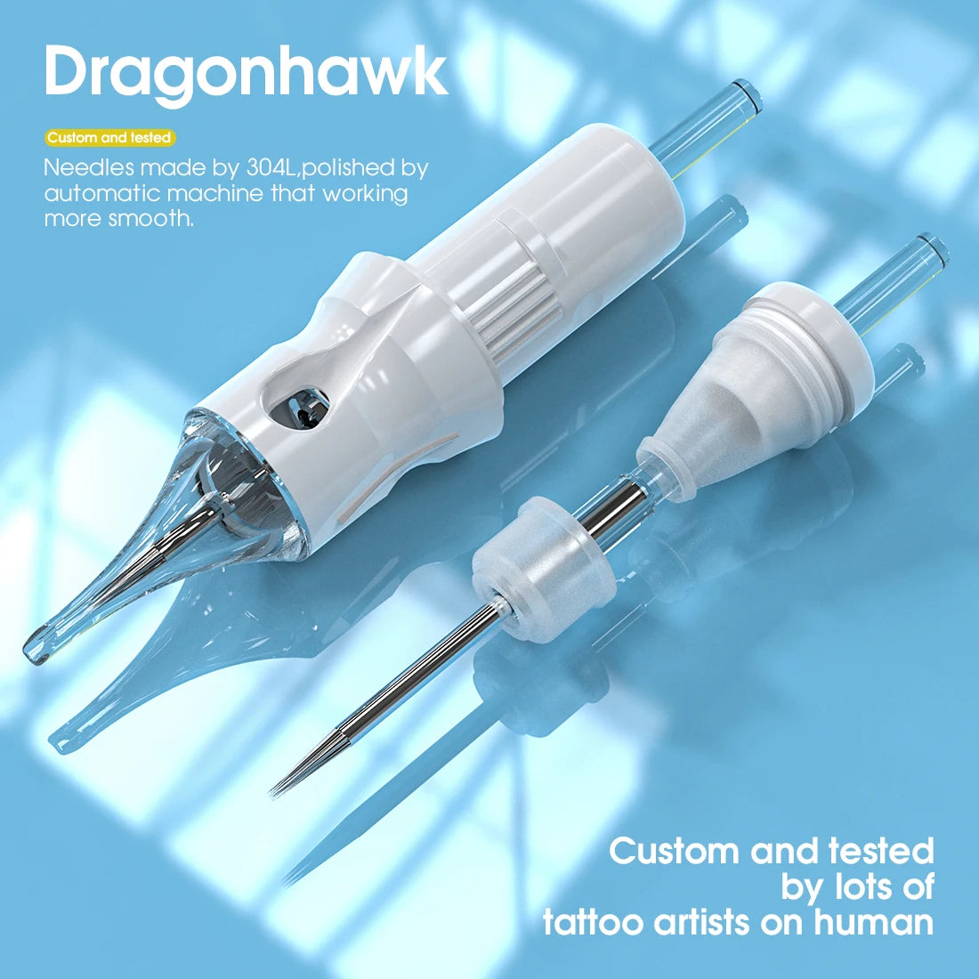 Dragonhawk X7 Wireless Tattoo Pen Rotary 1800mAh Battery