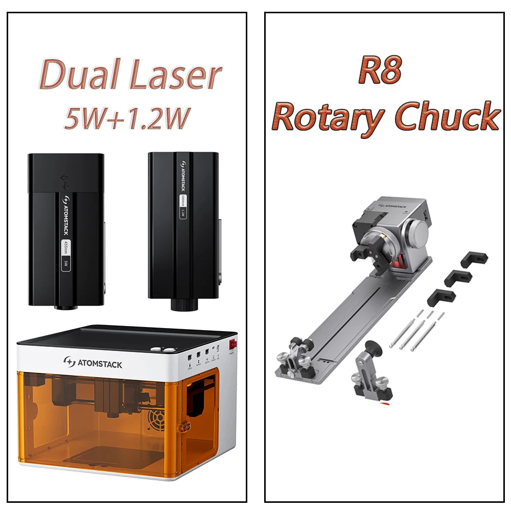 Atomstack P1 Mini Portable Laser Engraver 5W Bluetooth
