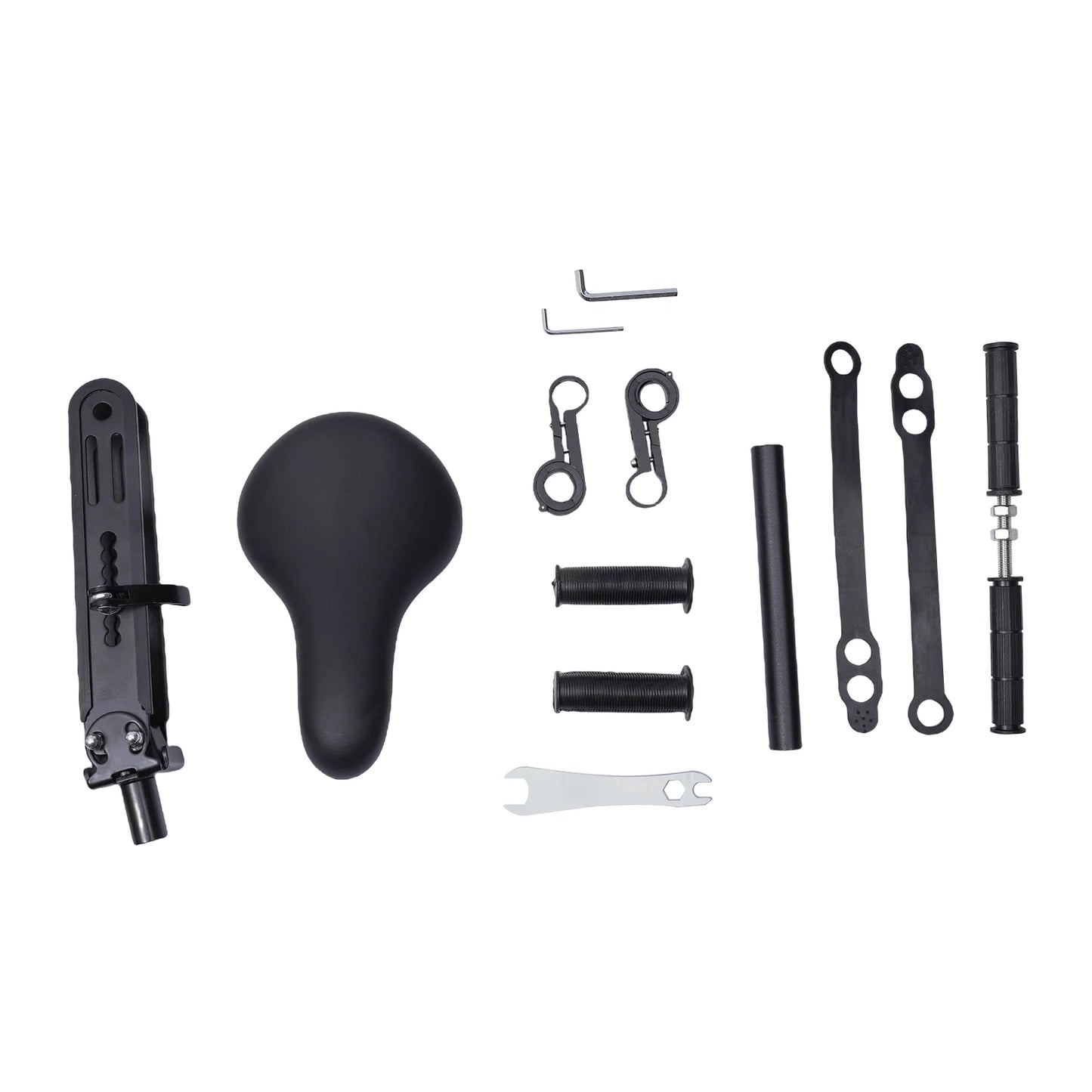 Kids Bike Seat And Handlebar Accessory Combo Pack Mounted