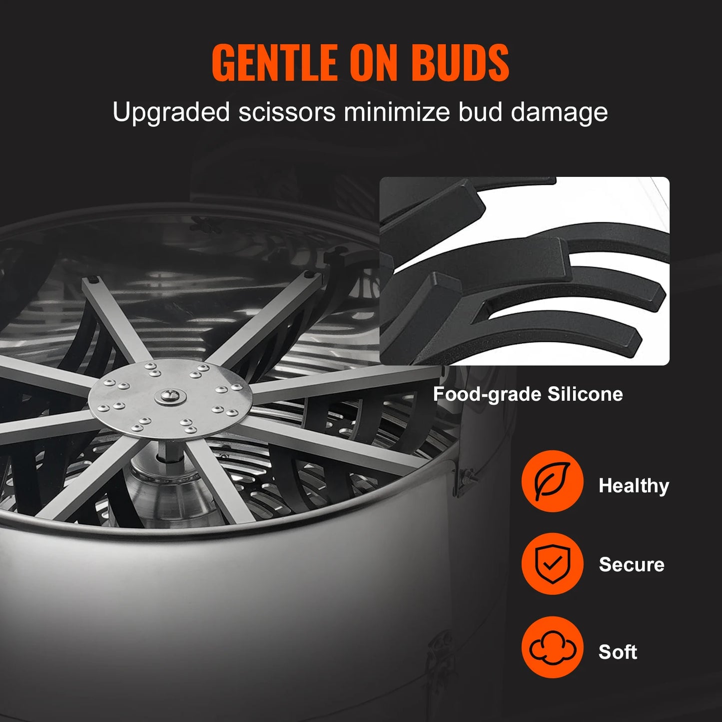 SucceBuy Electric Bud Trimmer With Stainless Steel Blade