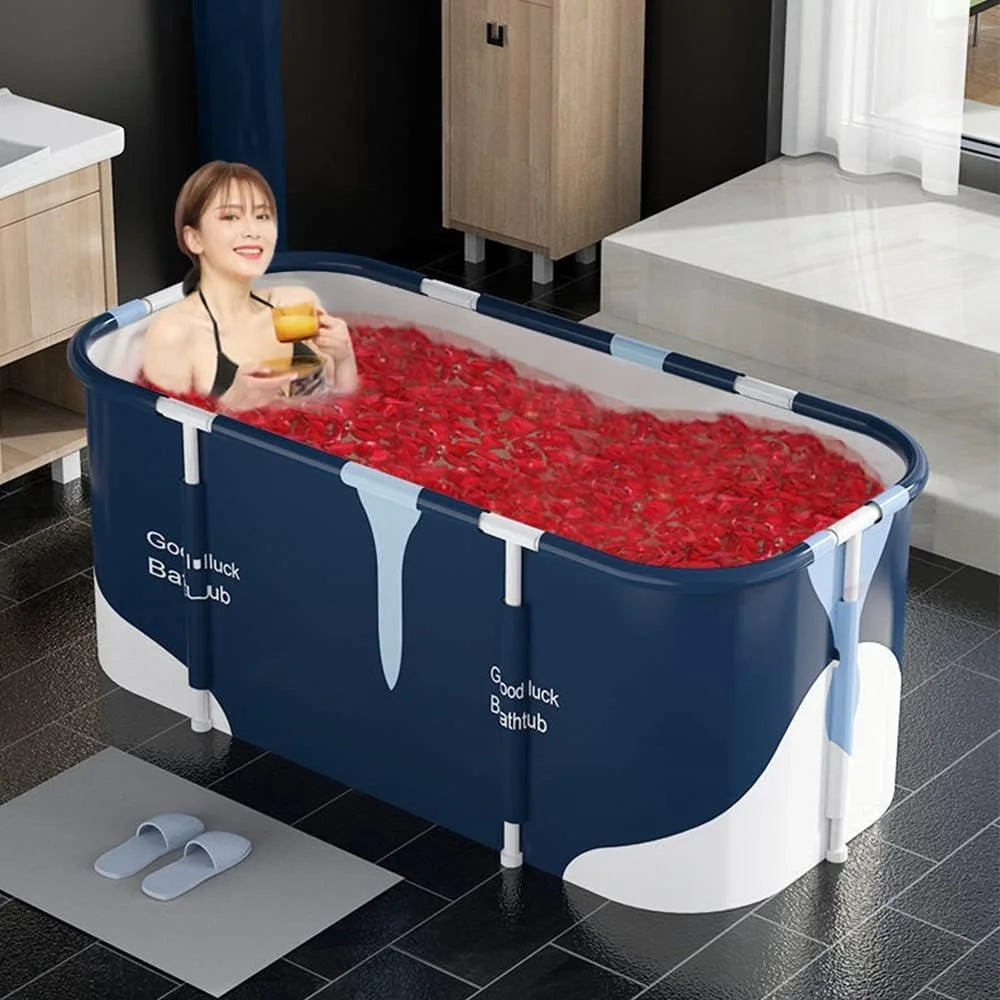 XMSJ Portable Folding Inflatable Bathtub for Indoor Spa