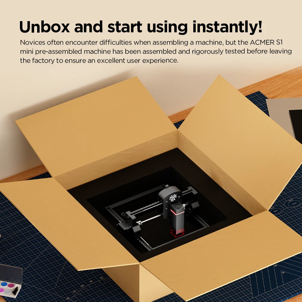 ACMER Mini Portable Laser Engraver CNC Engraving Machine