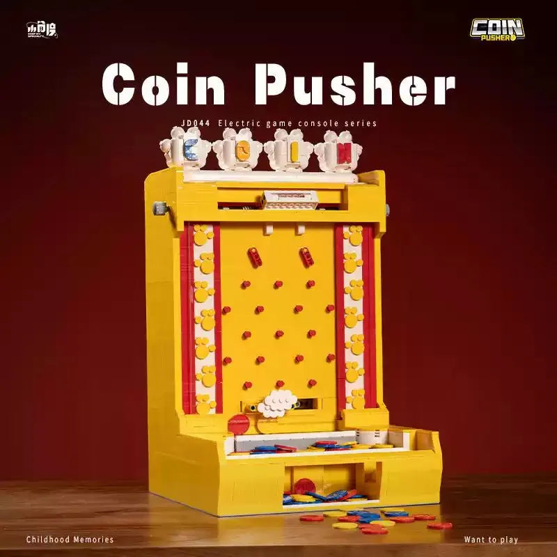 Barweer MOC Coin Pusher Building Blocks Toy Gift Set