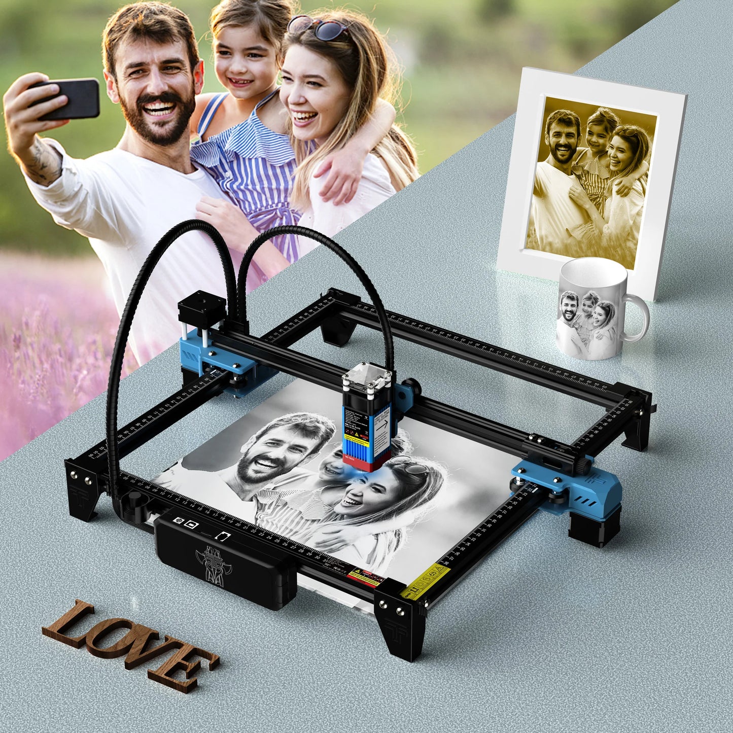 Two Trees TTS 55 Laser Engraver With WiFi Control 80W