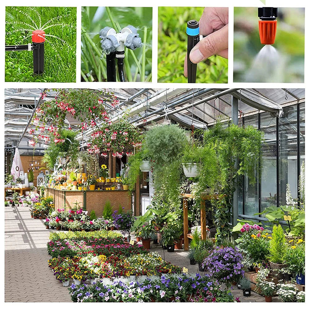 APWIKOGERH Automatic Garden Watering System Misting Kit