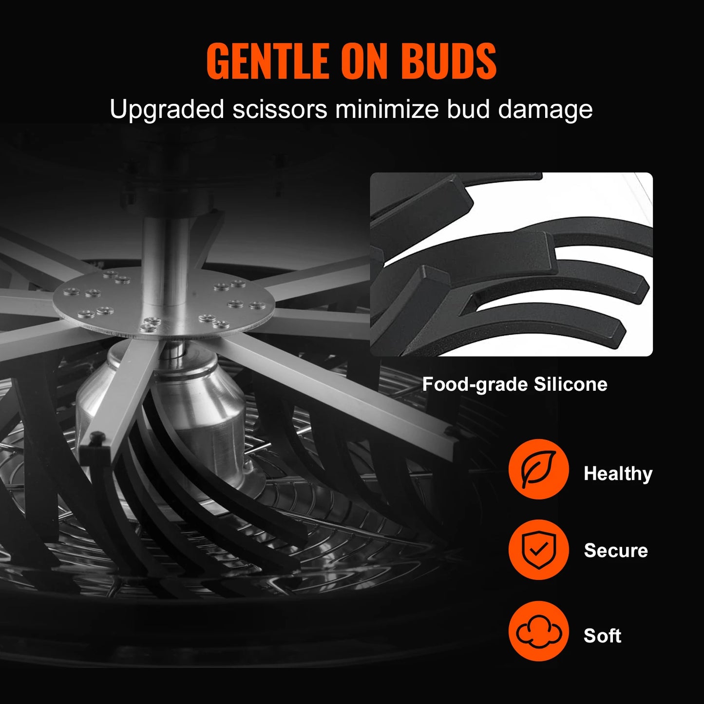 SucceBuy Leaf Bowl Trimmer Manual Bud Cutter Blades Pro