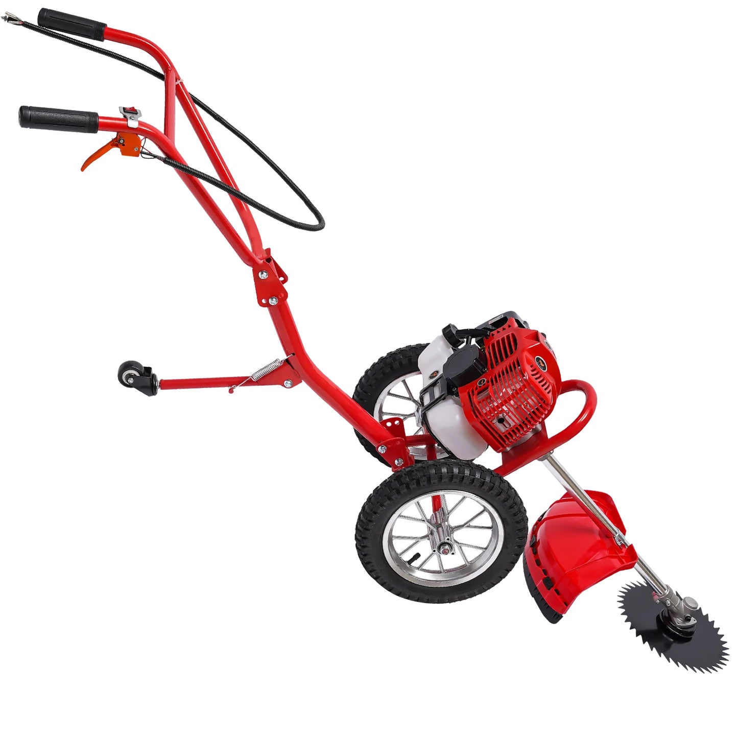 Two Stroke 49cc Gas Grass Trimmer And Brush Cutter Pro