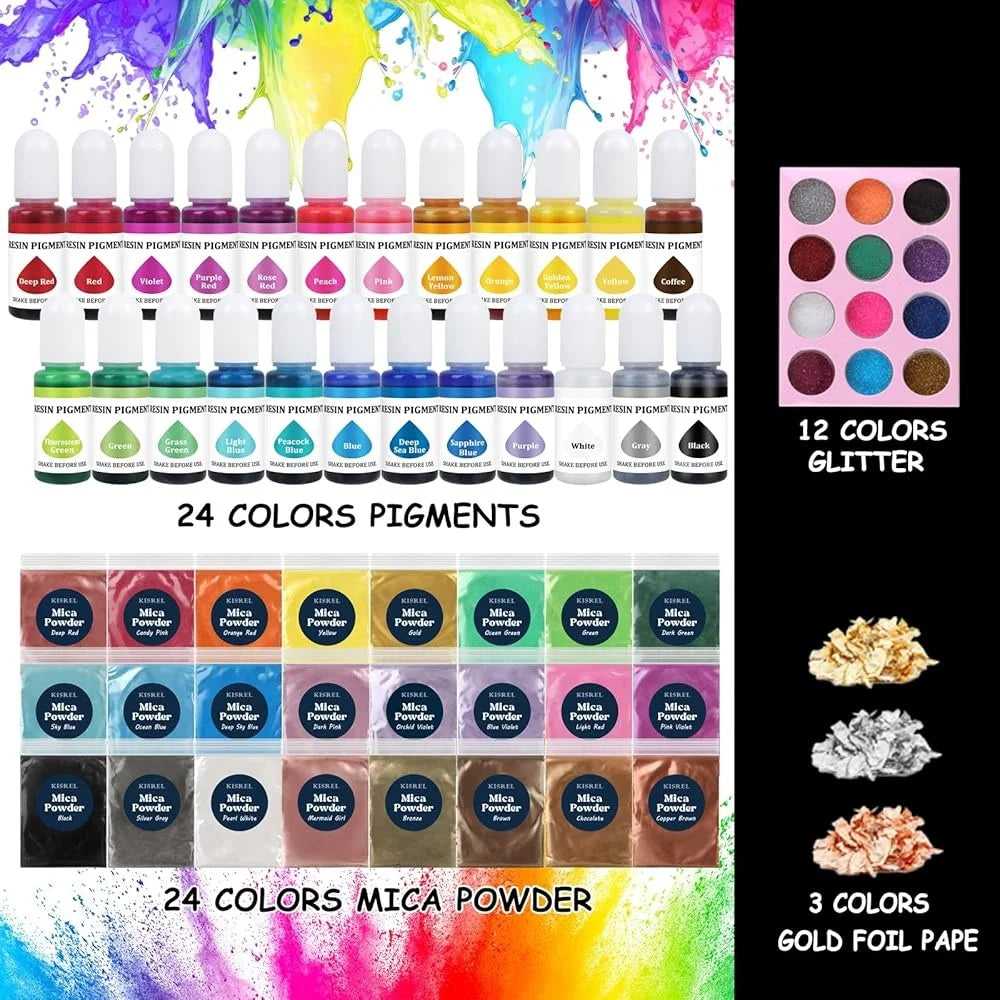 XMSJ Clear Epoxy Resin Kit For Beginners Home Crafts