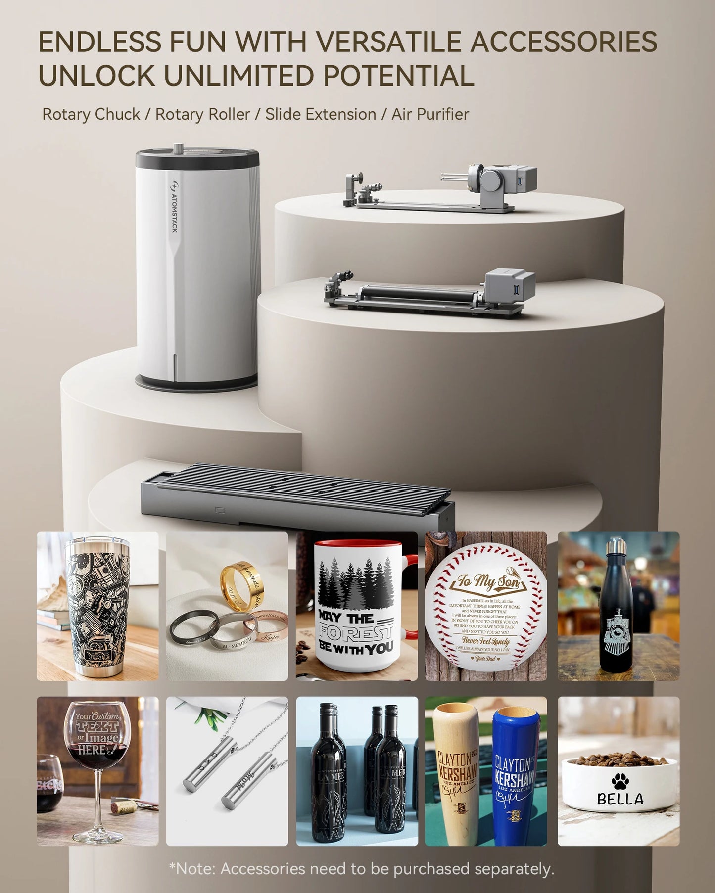 Atomstack P1 Mini Portable Laser Engraver 5W Bluetooth