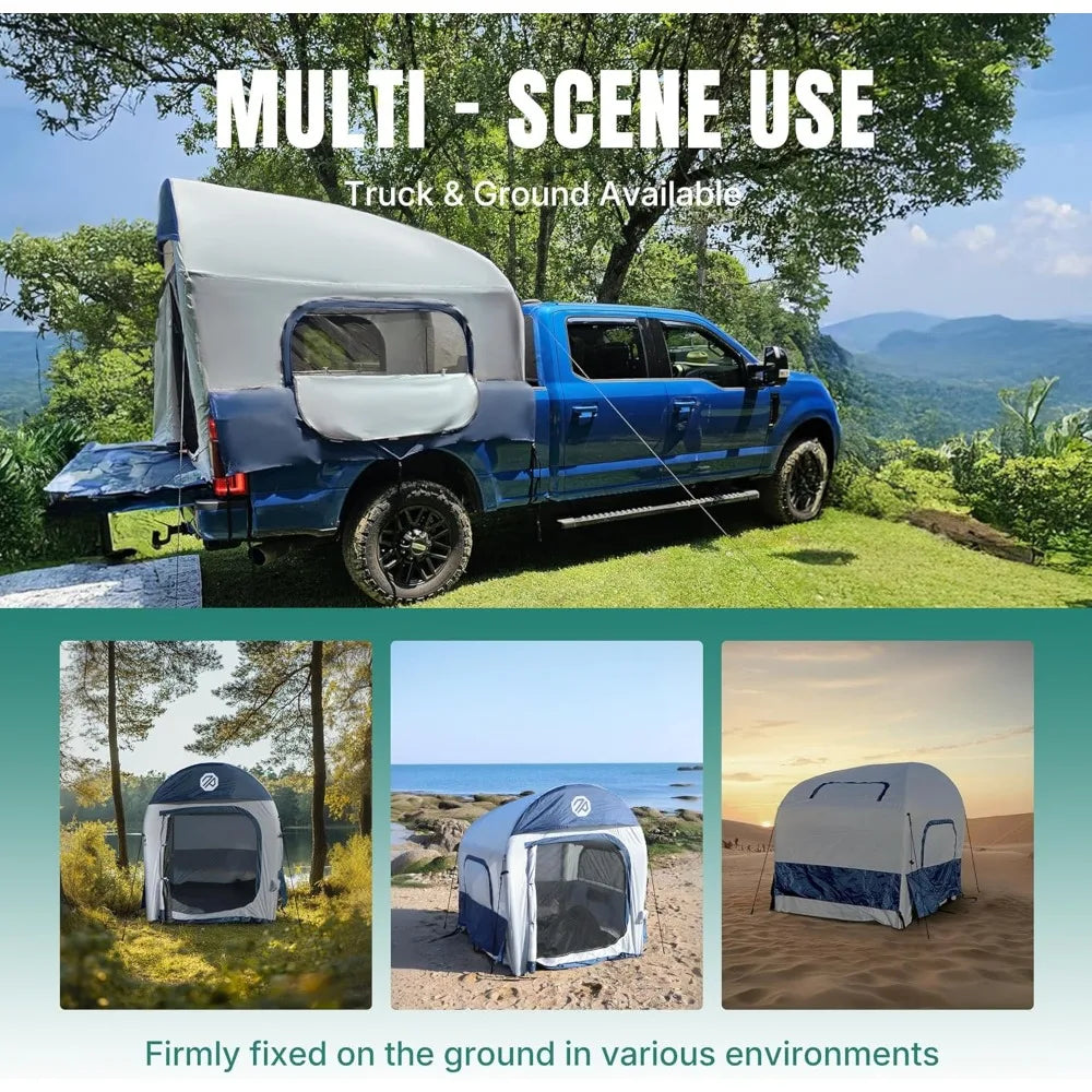Inflatable Waterproof Truck Bed Tent For Family Camping