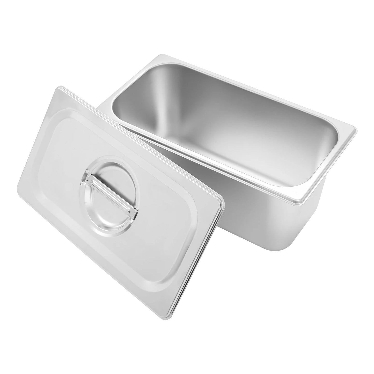 Bymaocar 1500W Countertop Stainless Steel Soup Warmer 6 Pan