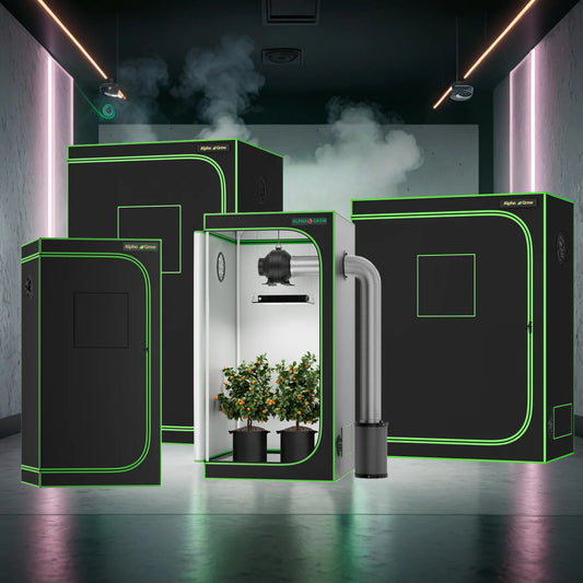 AlphaGrow Reflective Mylar Grow Tent For Hydroponics