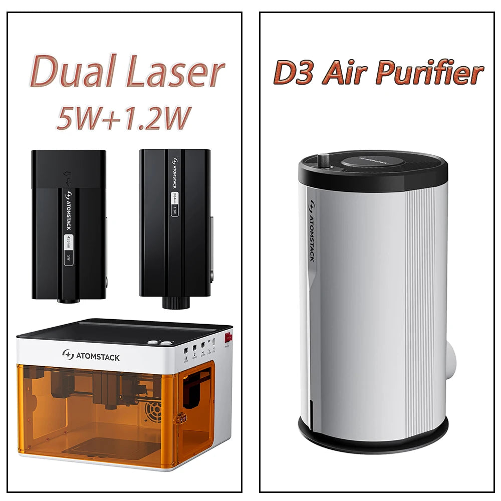 Atomstack P1 Mini Portable Laser Engraver 5W Bluetooth