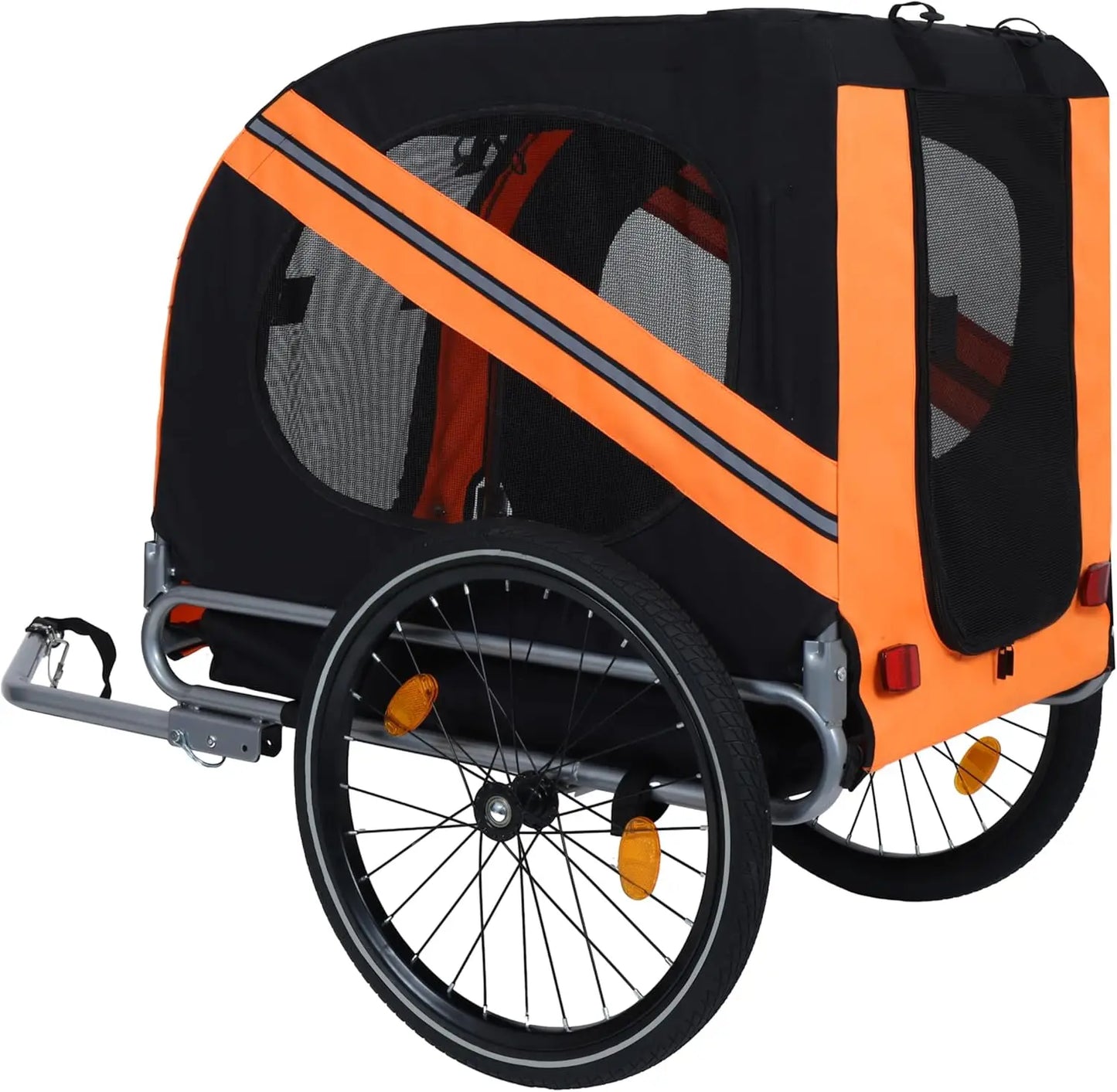 XMSJ Large Dog Bike Trailer 120 Lb Capacity Carrier