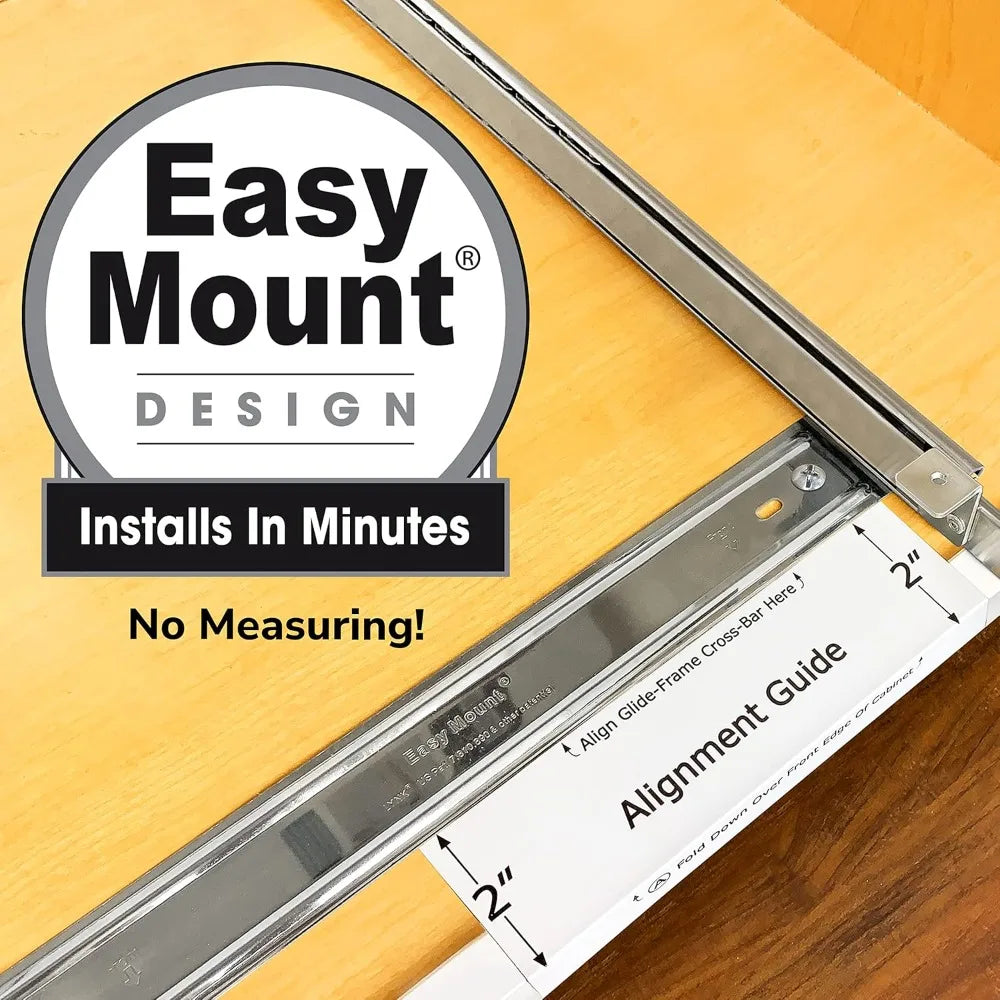 Pull Out Cutting Board Organizer Rack For Kitchen Cabinet