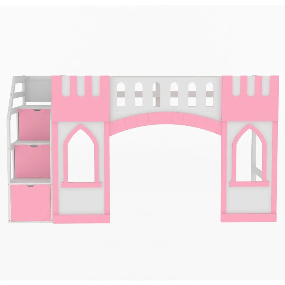 Harper And Bright Designs Loft Bed With Storage Window