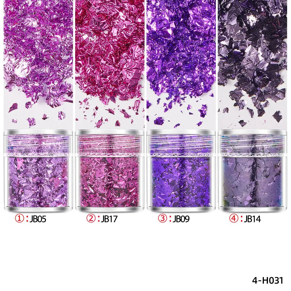 YAKAMOZ Gold Foil Fragments For Epoxy Resin Craft Jewelry