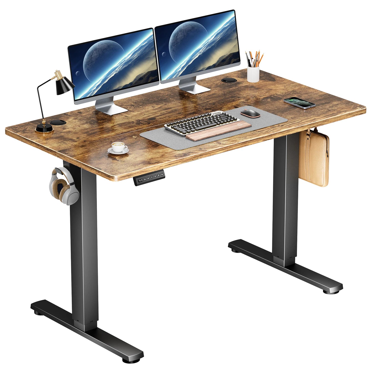 JHK Electric Height Adjustable Standing Desk For Computer