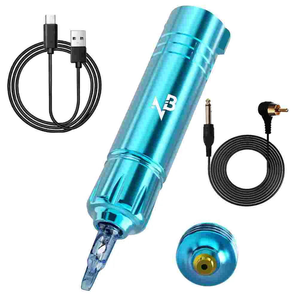 Gold Plume Tattoo Gun Kit Classy Complete Kit With 1500mAh