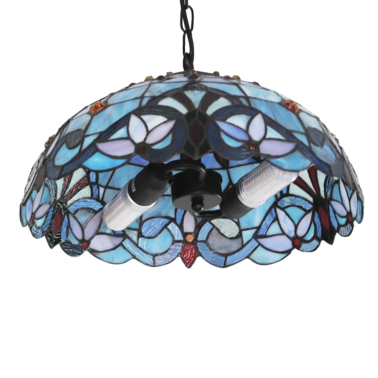 Tiffany Style Pendant Ceiling Light Stained Glass Lamp