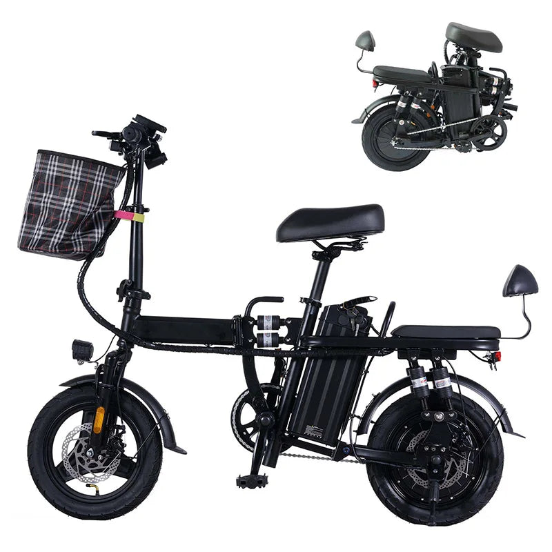 Foldable Portable Electric Bike 48V 500W For Adults