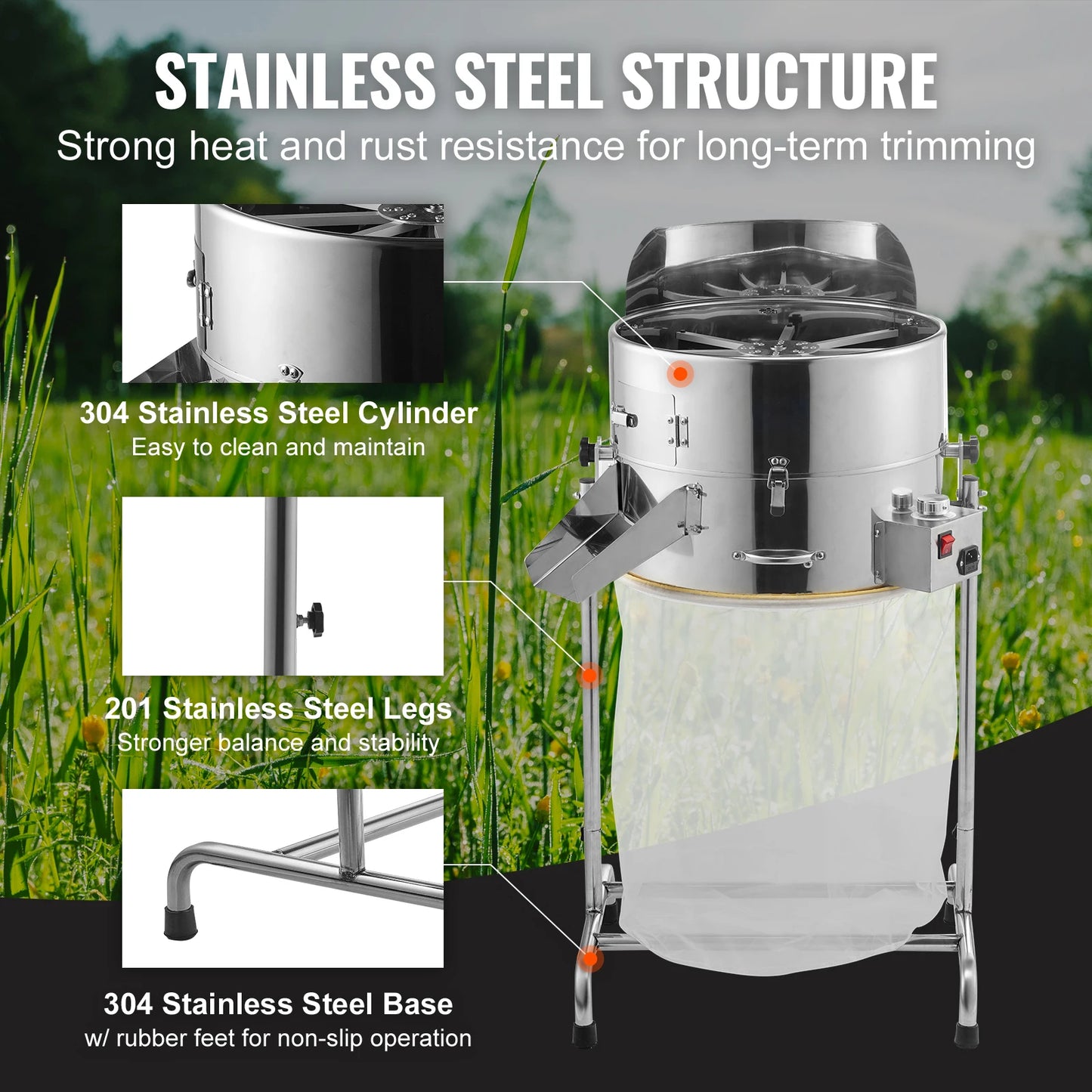 SucceBuy Electric Bud Trimmer With Stainless Steel Blade