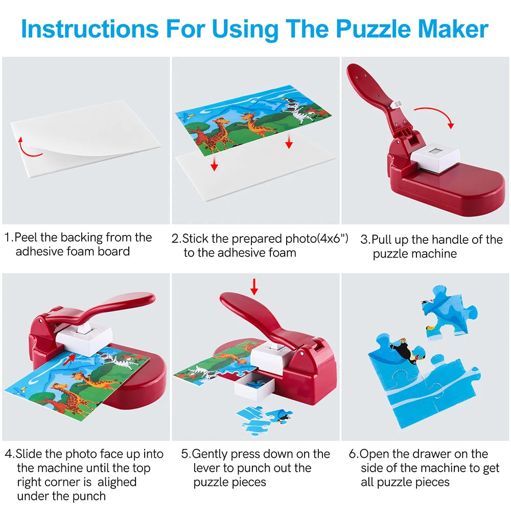 Jigsaw Puzzle Making Machine Photo Cutter For DIY Toys