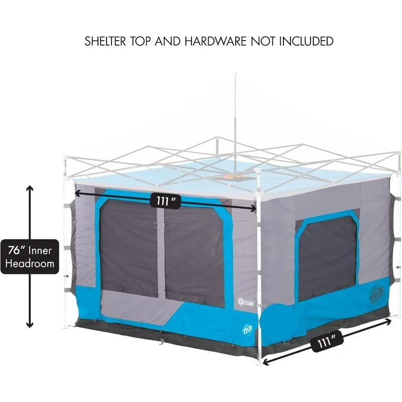 YTYIN EZ UP Camping Cube Converts Canopy Into Tent Kit