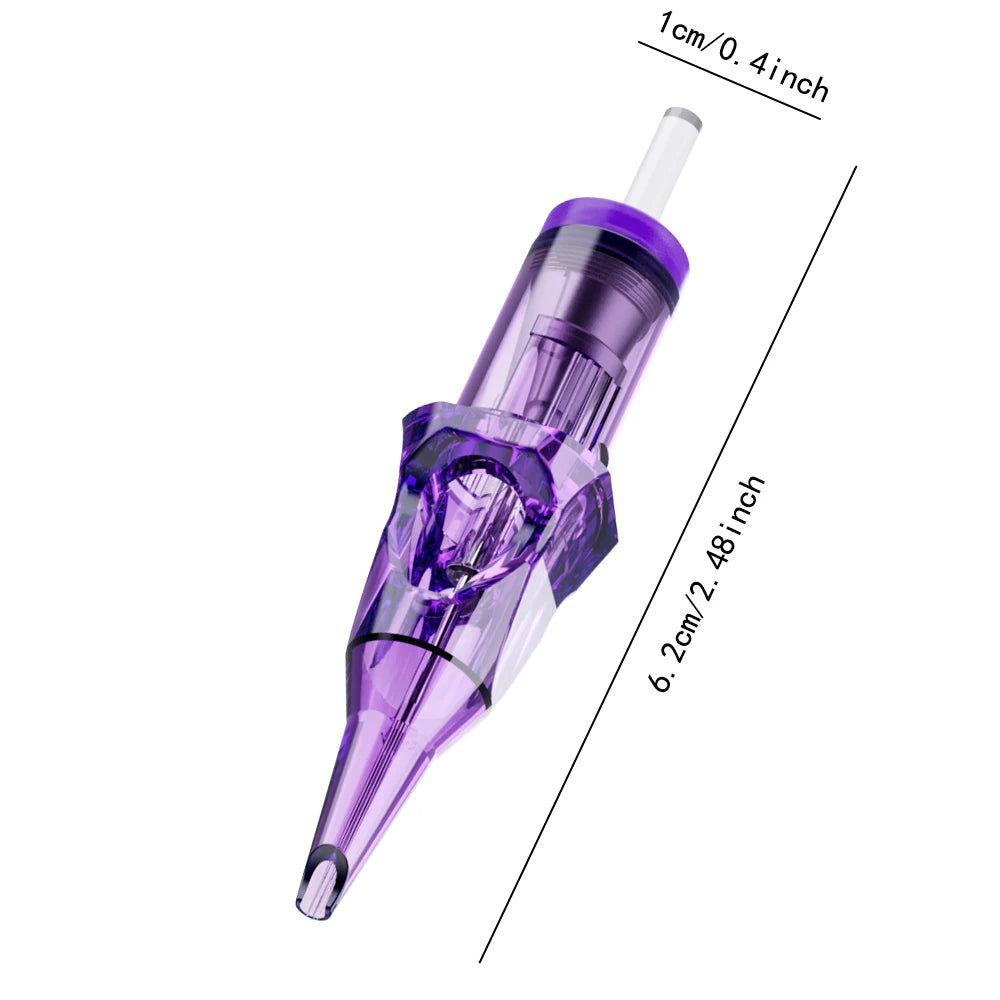 Gold Plume Tattoo Cartridge Needles 50 Set Rl Rs M1