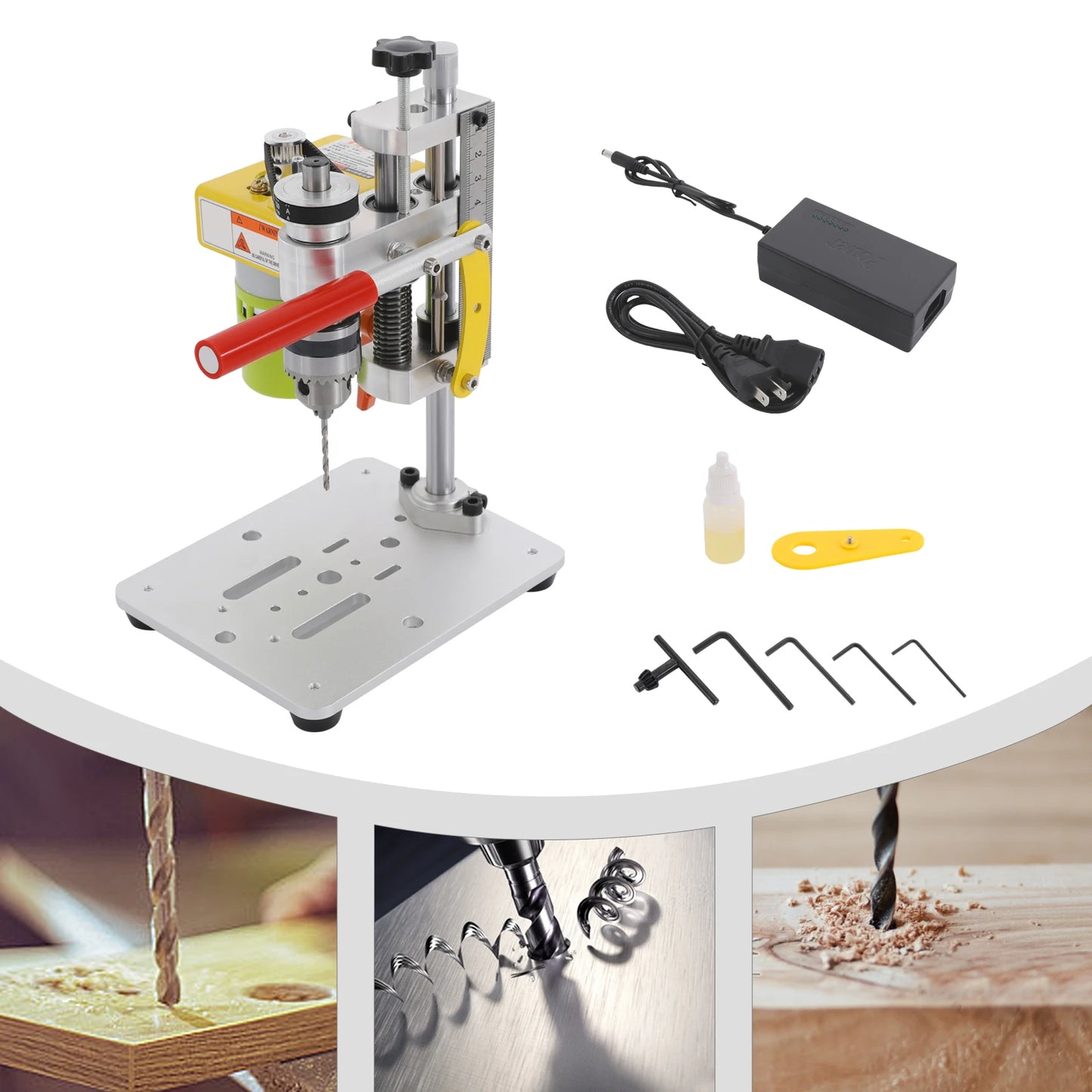 TOOL1SHOoo Mini Drill Workstation Bench Milling Machine