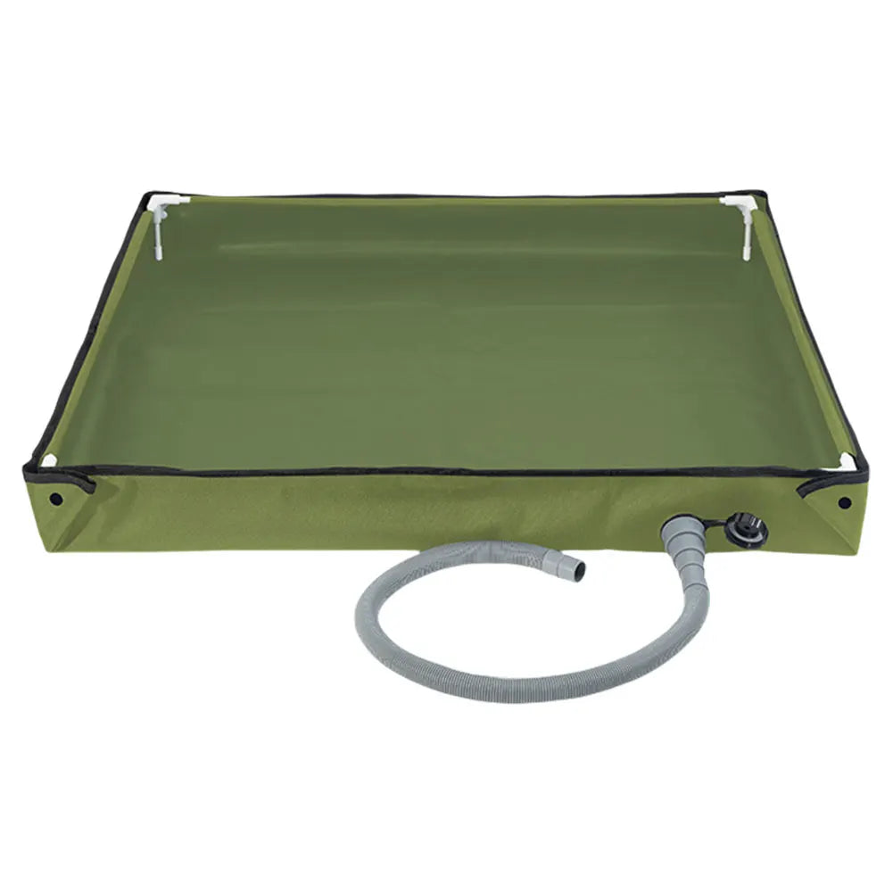 Shunmaii Portable Shower Pan With Drain Hose For Camping RV