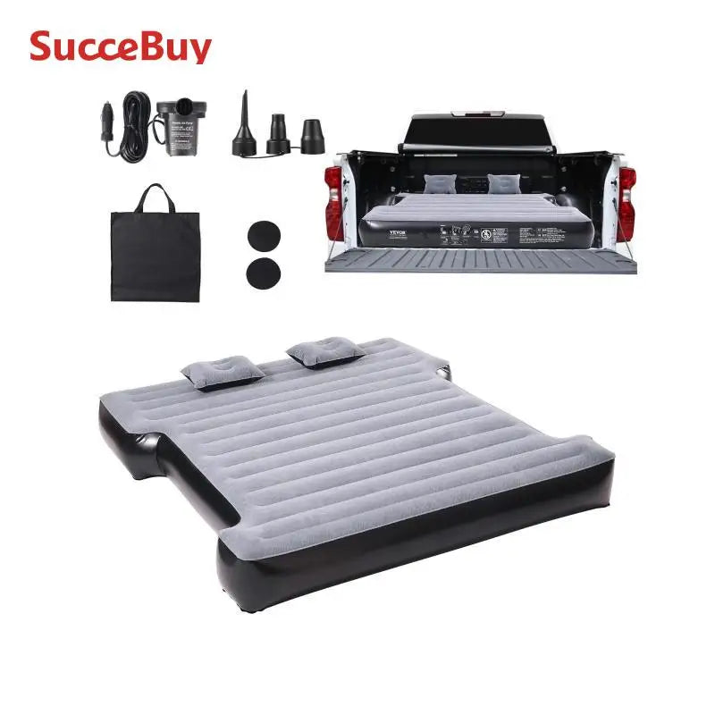 Truck Bed Air Mattress For Camping And Trips Waterproof