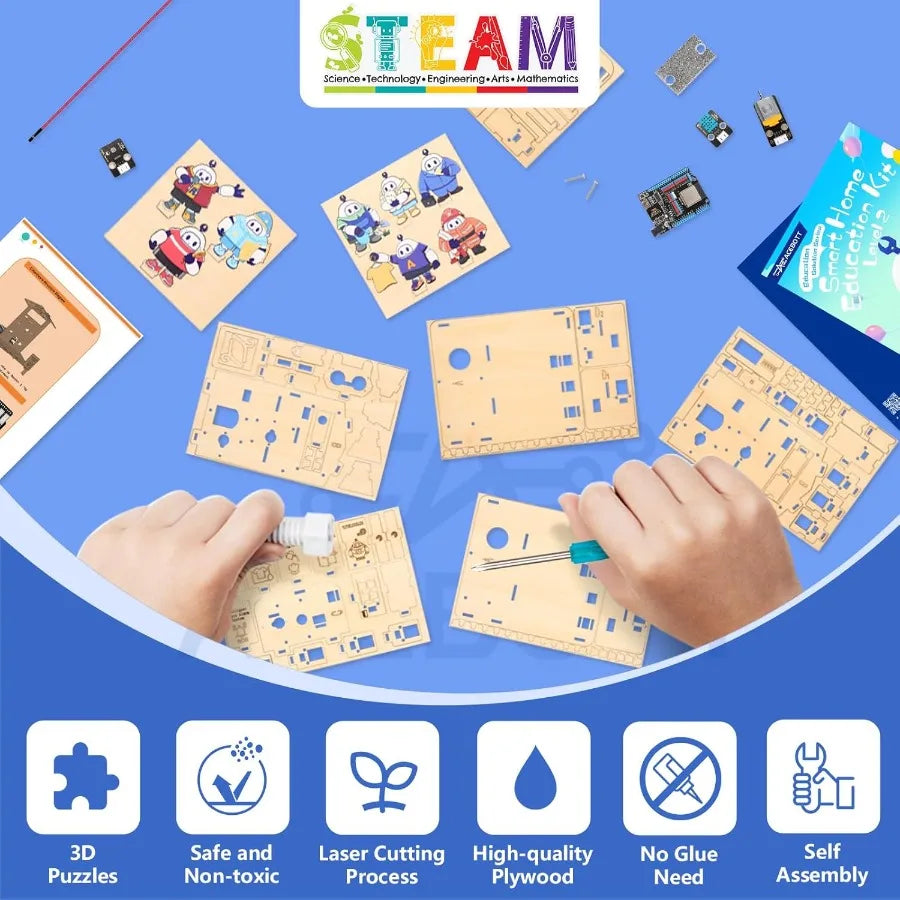 8 In 1 Smart Home STEM Kit For Kids Educational Toys