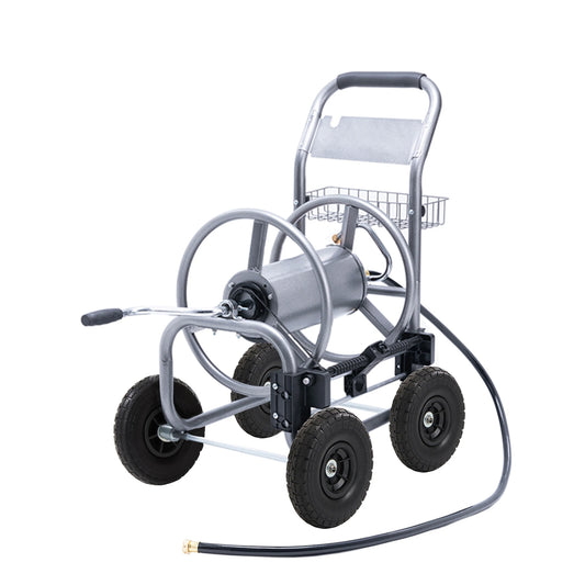 Giraffe Tools Hose Reel Cart With Wheels For Outdoors