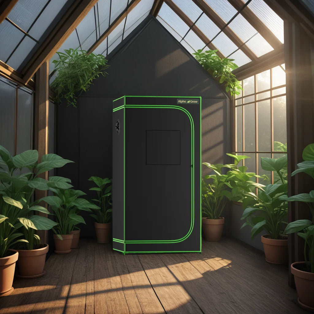 AlphaGrow Reflective Mylar Grow Tent For Hydroponics