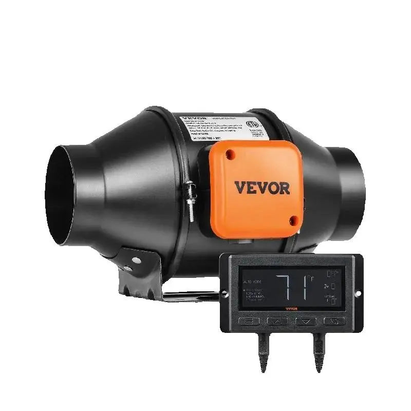 VEVOR Inline Duct Fan EC Motor With Humidity Controller