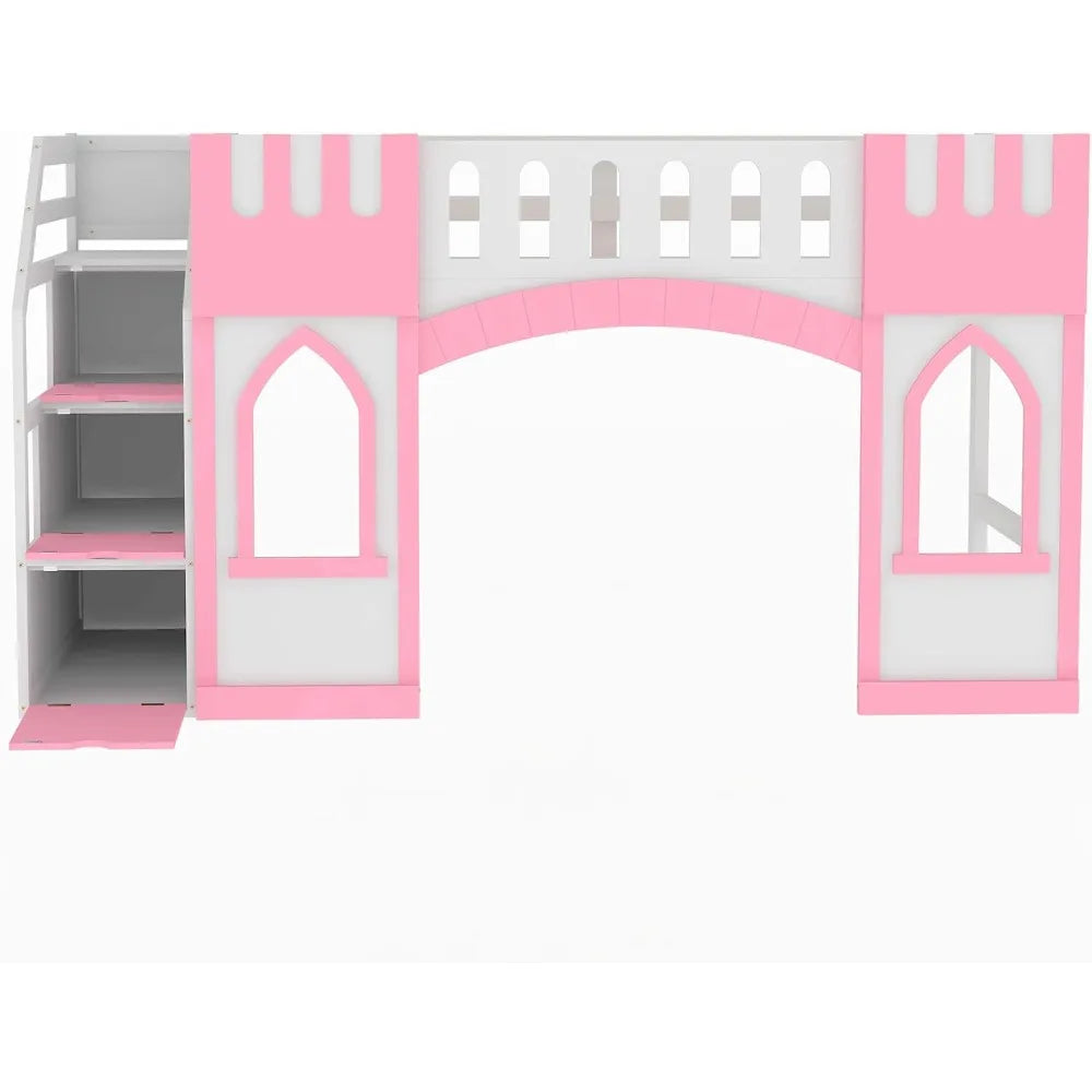 Harper And Bright Designs Loft Bed With Storage Window