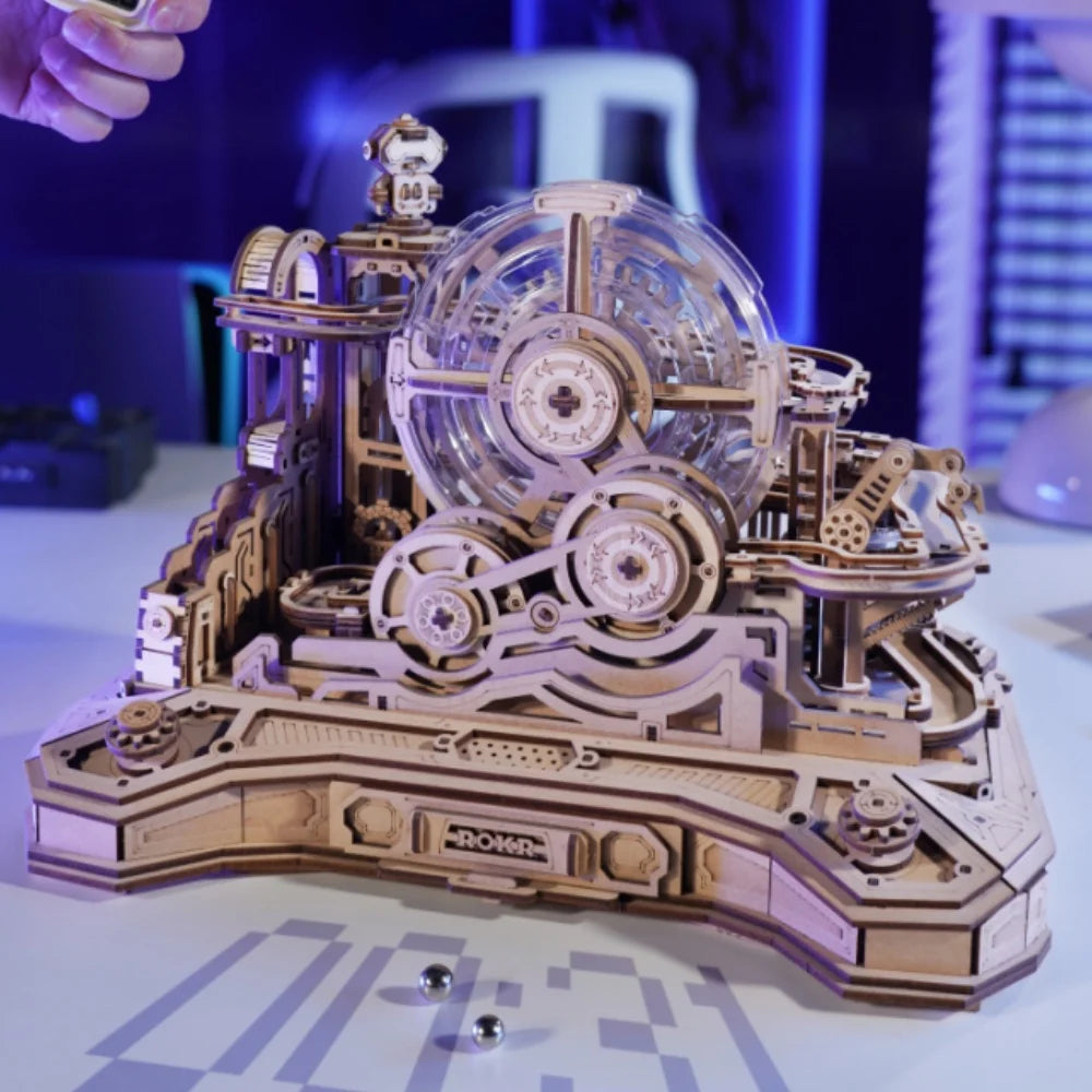 Robotime Gear Ball Challenge 3D Wooden Puzzle Kit Set